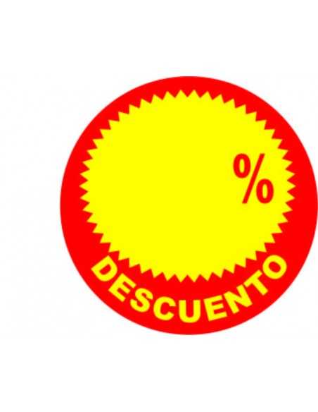 Etiquetas adhesivas para descuentos