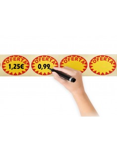 Etiquetas oferta, para escribir el precio 2