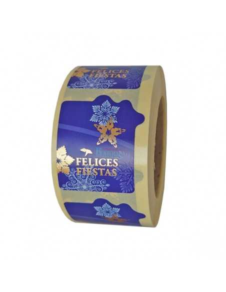 Pegatinas para navidad Felices Fiestas
