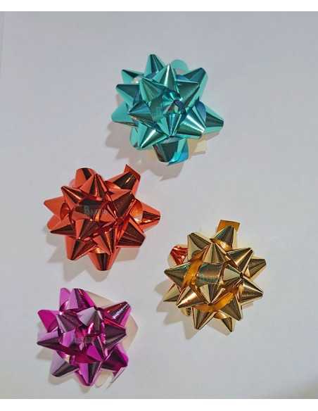 Estrellas lazo de 10 mm de lazo. colores surtidos