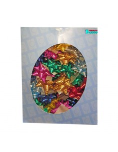 caja de 100 estrellas adhesivas rayadas