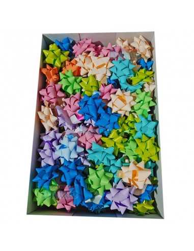 100 lazos adhesivos de 15 mm colores mate