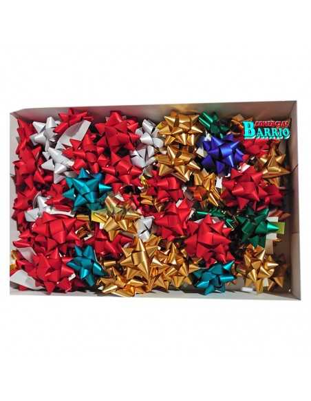 Caja de estrellas adhesivas para regalos