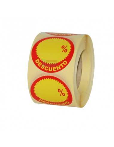Etiquetas adhesivas para poner descuentos