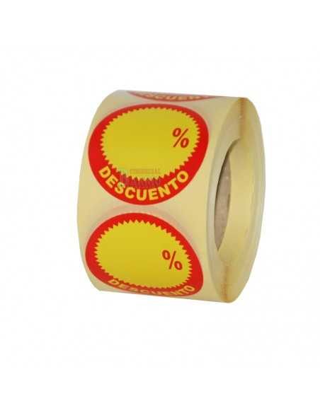 Etiquetas adhesivas para poner descuentos