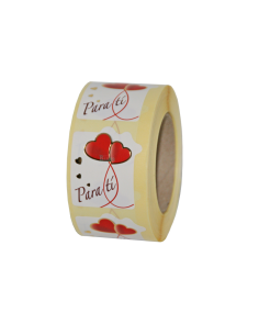 Pegatinas para regalos corazones 2