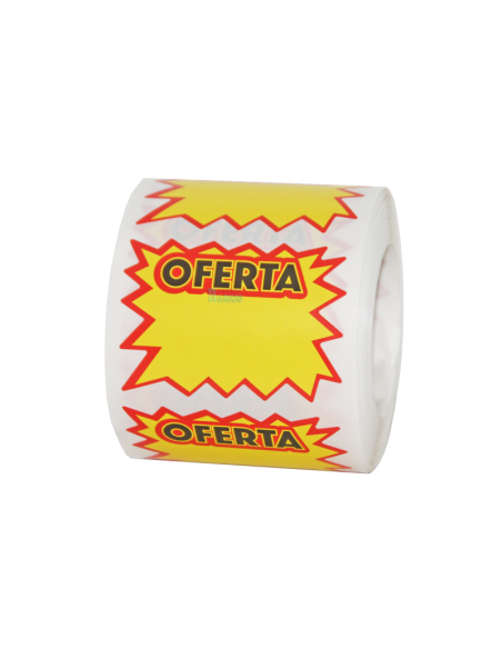 Rollo de etiquetas para ofertas