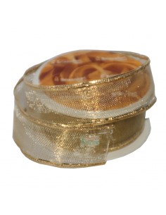 Cinta color oro, decoracion con cintas bodas y eventos,...