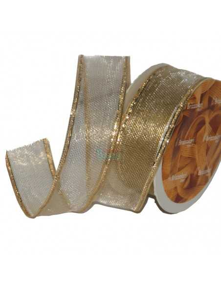 Cinta color oro, decoracion con cintas bodas y eventos, vestidos, lazos en dorado calado