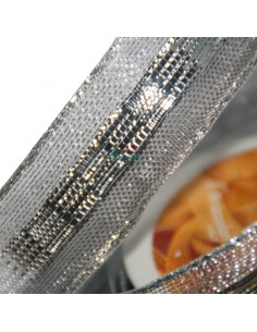 Cinta plateada para decorar, cinta thul para vestidos,... 2