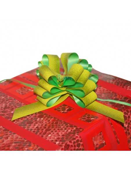 Lazo automatico de 31 mm de ancho. color rojo mate. Caja de 30 lazos