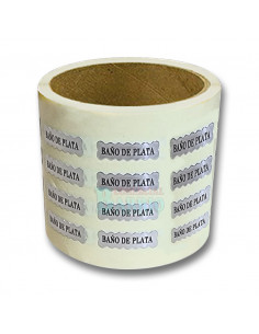 Etiquetas para joyeria baño de plata 2