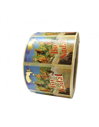 Etiquetas para Navidad "Bo Nadal" "Bon Nadal"...