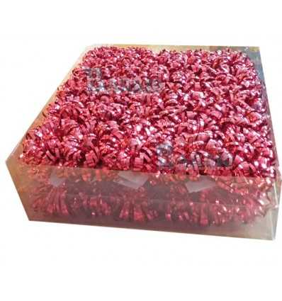 Moños color rojo espumillon