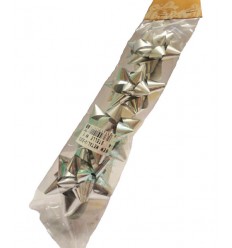 Bolsa de 4 moños grandes plata 2