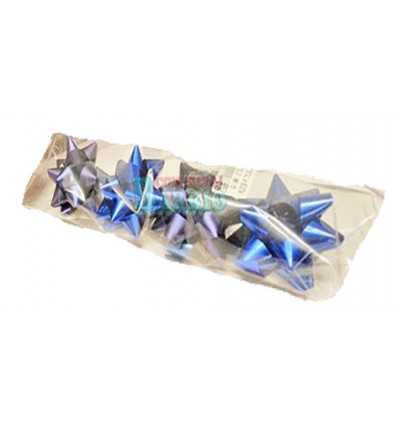 Bolsa de 4 moñas para regalos grandes azules