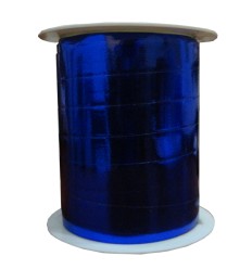 Cinta decorativa para regalos azul brillo