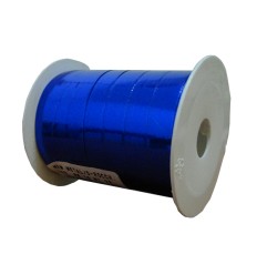 Cinta decorativa para regalos azul brillo 2