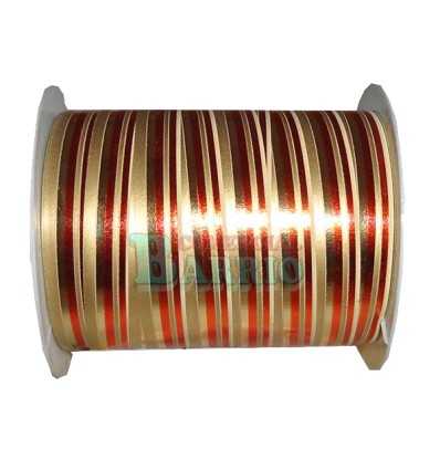 Cinta Decorativa Rojo y Oro