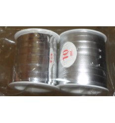 Bolsa de 2 Rollos de Cinta decorativa para regalos  plata 2