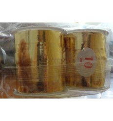 Bolsa de 2 Rollos de Cinta Decorativa oro 2