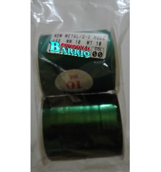 Bolsa cinta decorativa verde brillo y mate  2