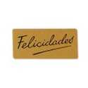 Etiquetas para regalos "Felicidades" Firma