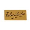 Etiquetas para regalos "Felicidades" Firma