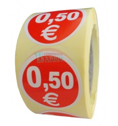 Etiquetas para precios 0,5€ 2