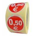 Etiquetas para precios 0,5€