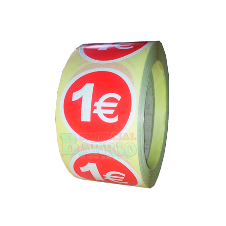 Etiquetas para precios 1€