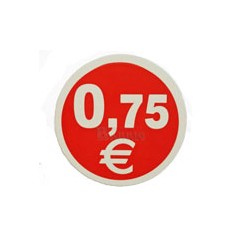 Etiquetas para precios 0,75€