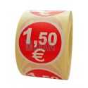 Etiquetas para precios 1,5€