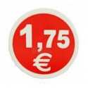 Etiquetas para precios 1,75€