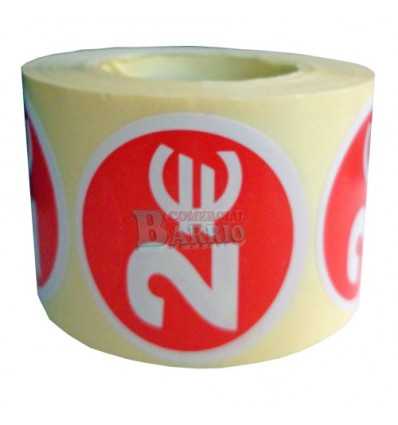 Etiquetas para precios 2€