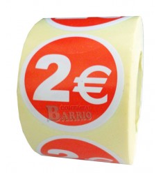 Etiquetas para precios 2€ 2