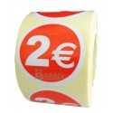 Etiquetas para precios 2€