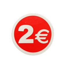 Etiquetas para precios 2€