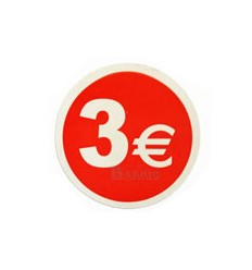 Etiquetas para precios 3€