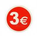 Etiquetas para precios 3€