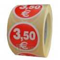 Etiquetas para precios 3.5€
