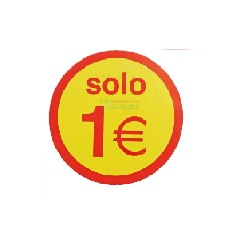 Etiquetas para precios solo 1€