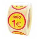 pegatinas para precios solo 1 euro