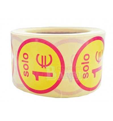 Etiquetas para comercios con oferta de  solo 1 euro