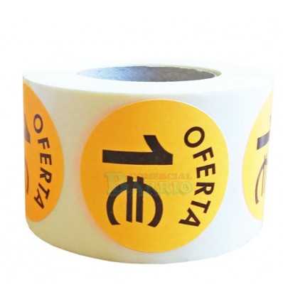 Etiquetas para precios "Oferta 1€"