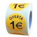 Etiquetas para precios "Oferta 1€"
