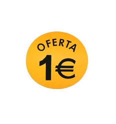 Etiquetas para precios "Oferta 1€"