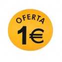 Etiquetas para precios "Oferta 1€"