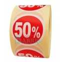 Etiquetas para precios 50%