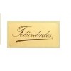Etiquetas para regalos "Felicidades" Firma cursiva